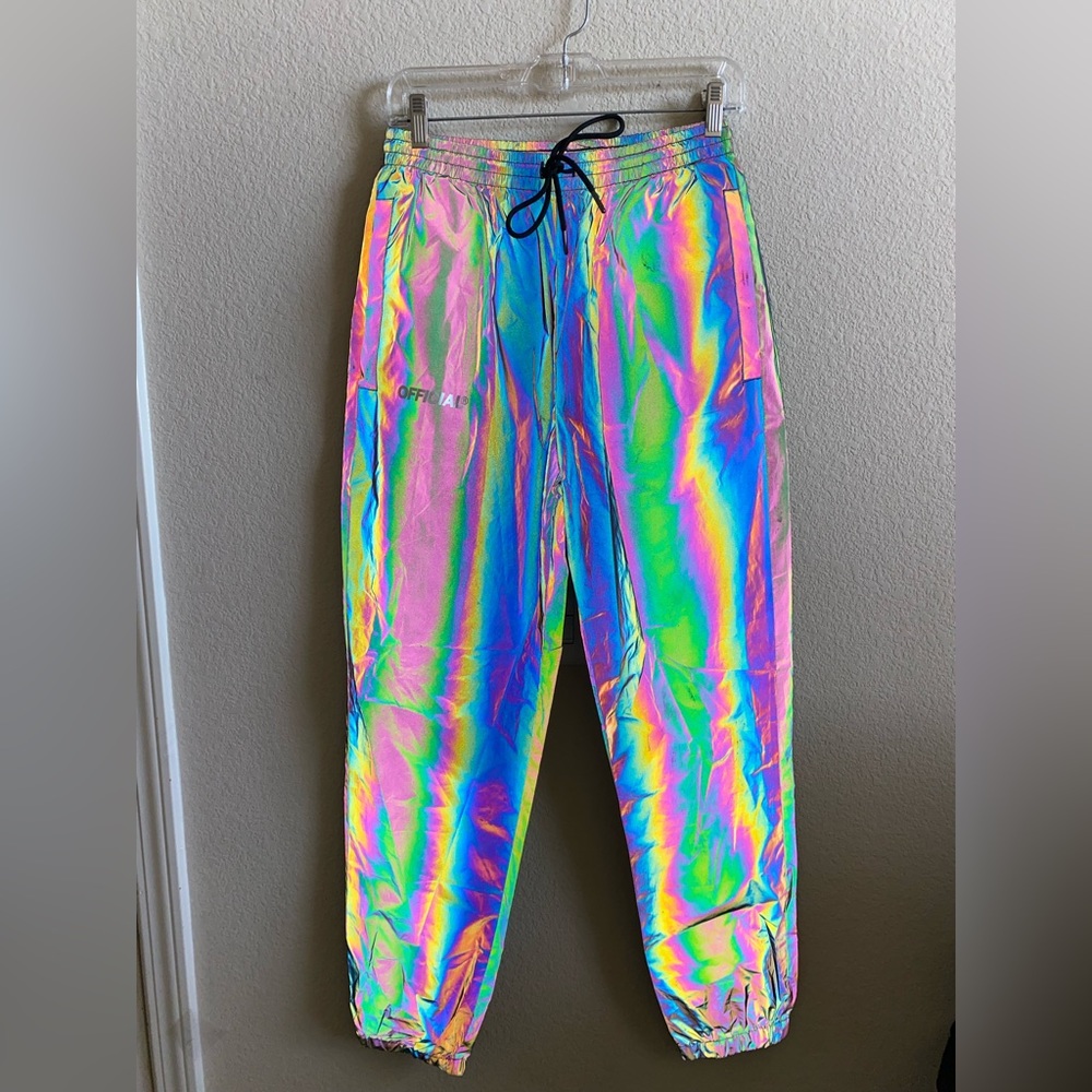 Oil Slick Reflective pants